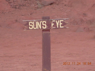 Monument Valley tour sign