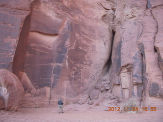 Monument Valley tour - our vehicle's shadow