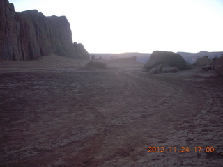 Monument Valley tour sign