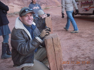 Monument Valley tour - petroglyphs