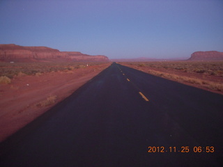 Monument Valley run - dawn