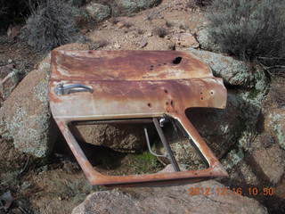 Bouquet Ranch - hike - old car door