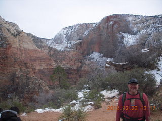 1908 84p. Zion National Park - Angels Landing hike - Adam