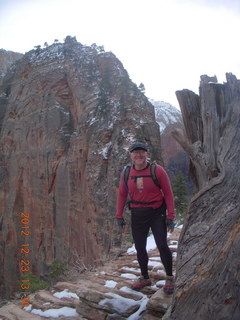 1910 84p. Zion National Park - Angels Landing hike - Adam
