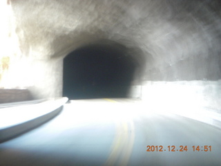 259 84q. Zion National Park - drive - in tunnel