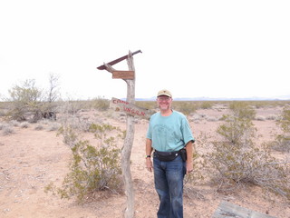 Adam and sign at V.N.G.R.N.