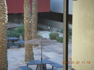 my new bike in courtyard