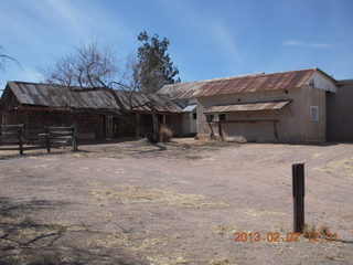 drive to Empire Ranch - windmill