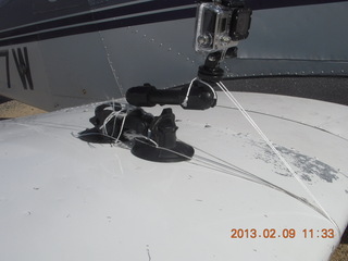 GoPro Hero 3 black camera on my wing