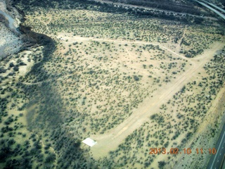 aerial - Eagle Roost flight in Charles R's airplane - airstrip