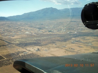 aerial - Eagle Roost flight in Charles R's airplane - airstrip