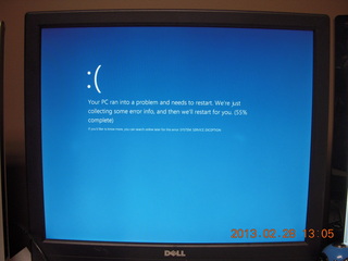 Windows 8 crash at work