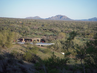 Mountain to Fountain 15 Km race - start area from above