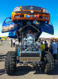 Yaseen's pictures - monster truck at Cactus Fly-in