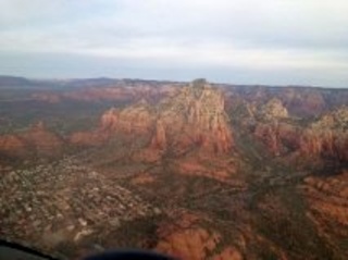 Theresa Q's (small) pictures - aerial of Sedona