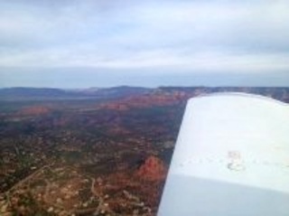 Theresa Q's (small) pictures - aerial of Sedona