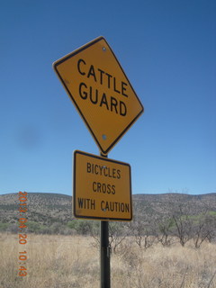 Double Circle Ranch at Eagle Creek - CATTLE GUARD sign