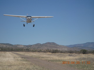 Double Circle Ranch at Eagle Creek - landing airplane