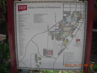 Indiana University of Pennsylvania (IUP) map
