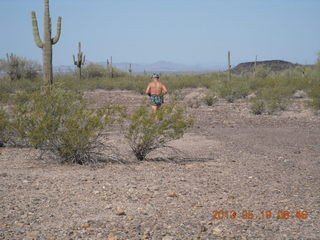 105 89k. Adam running at Windmill (back)