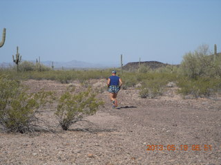 107 89k. Adam running at Windmill (back)