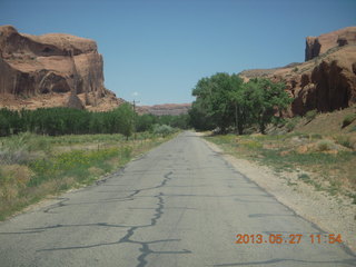 Meteor Crater Road sign