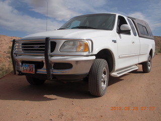 Caineville Wash Road - LaVar's truck