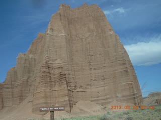 Caineville Wash Road - Glass Mountain sign