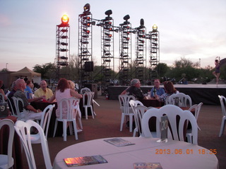 ballet dancers warming up for Topia
