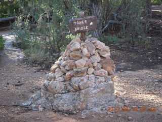 Bryce Canyon - Tower Bridge sign Bryce Canyon - my hoodoo