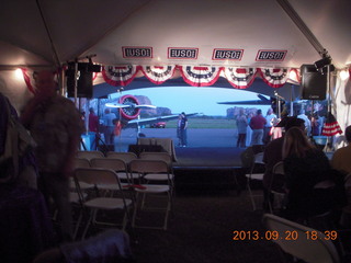 Sedona Airport (SEZ) party - USO tent