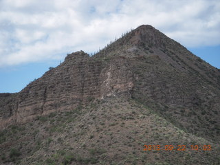 Elephant Mountain hike - Adam on top