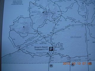 Brown's Ranch map