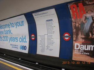 London tube station