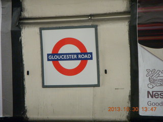 London tube sign