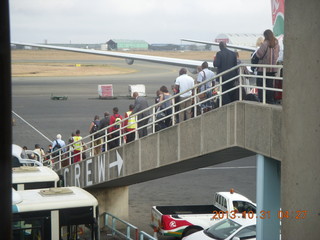 flight to Nairobi display