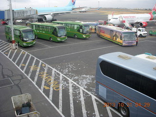 flight to Nairobi display