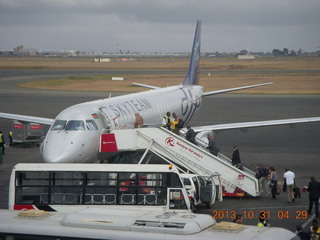 flight to Nairobi display