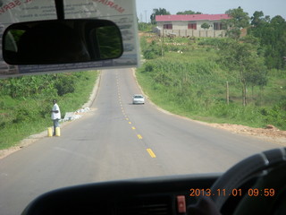 Uganda - drive north to Chobe Sarari Lodge