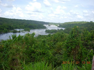 Uganda - drive north to Chobe Sarari Lodge - the Nile River