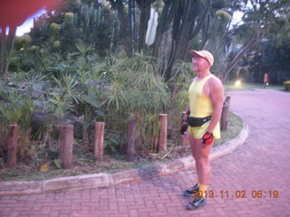 2080 8f2. Uganda - Chobe Safari Lodge - Adam after running