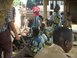 Uganda - Murcheson Falls National Park - globe + Adam