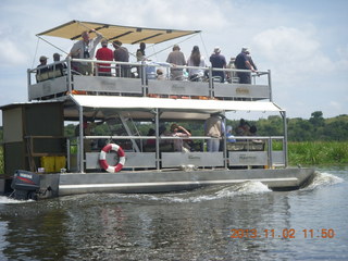 Uganda - Murcheson Falls National Park boat ride - hippos