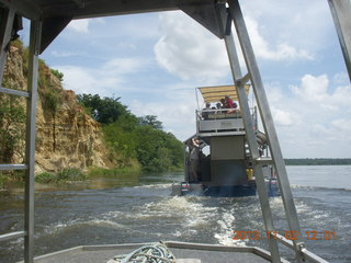 Uganda - Murcheson Falls National Park boat ride - water buffalo