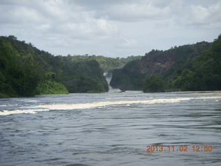 Uganda - Murcheson Falls National Park boat ride - Mucheson Falls