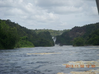 Uganda - Murcheson Falls National Park boat ride - Mucheson Falls