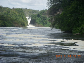 Uganda - Murcheson Falls National Park boat ride - the falls