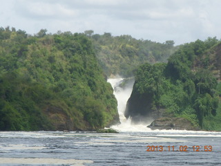 Uganda - Murcheson Falls National Park boat ride - the falls