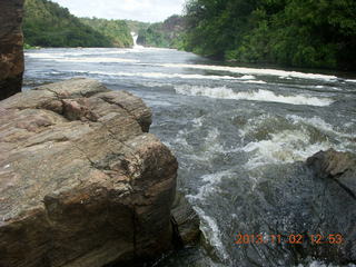 Uganda - Murcheson Falls National Park boat ride - the falls