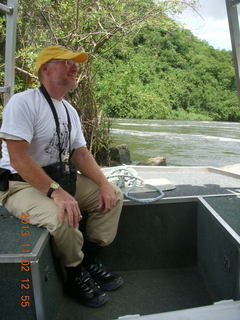 Uganda - Murcheson Falls National Park boat ride - the falls